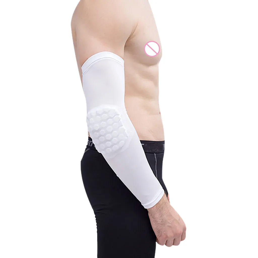 Сотовый налокотник поддержка колена бандаж Теннисный баскетбольный рукав Crashproof