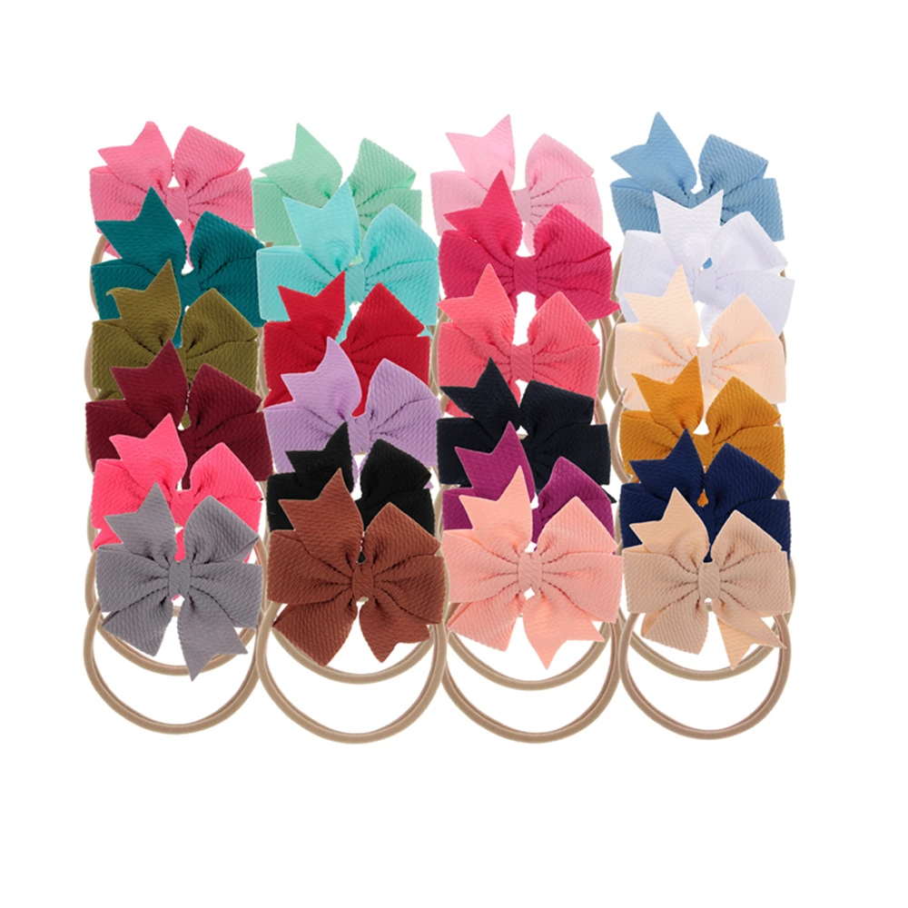 1 шт. Детский Эластичный шифоновый бант повязка на голову| |