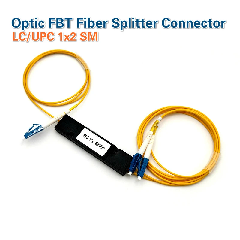 Оптоволоконный сплиттер FBT LC/UPC соединитель 1x2 SM 1310/нм