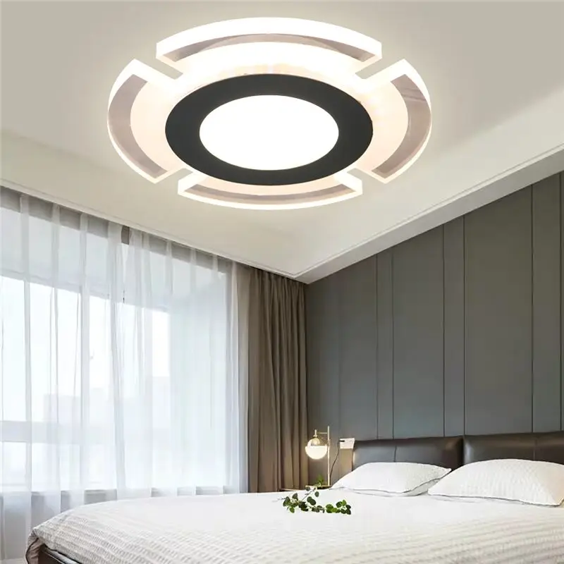

Ultra-thin LED Ceiling Lights for Room 18W Cold Warm White Natural Light LED Fixtures Ceiling Lamps for Living Room Lighting