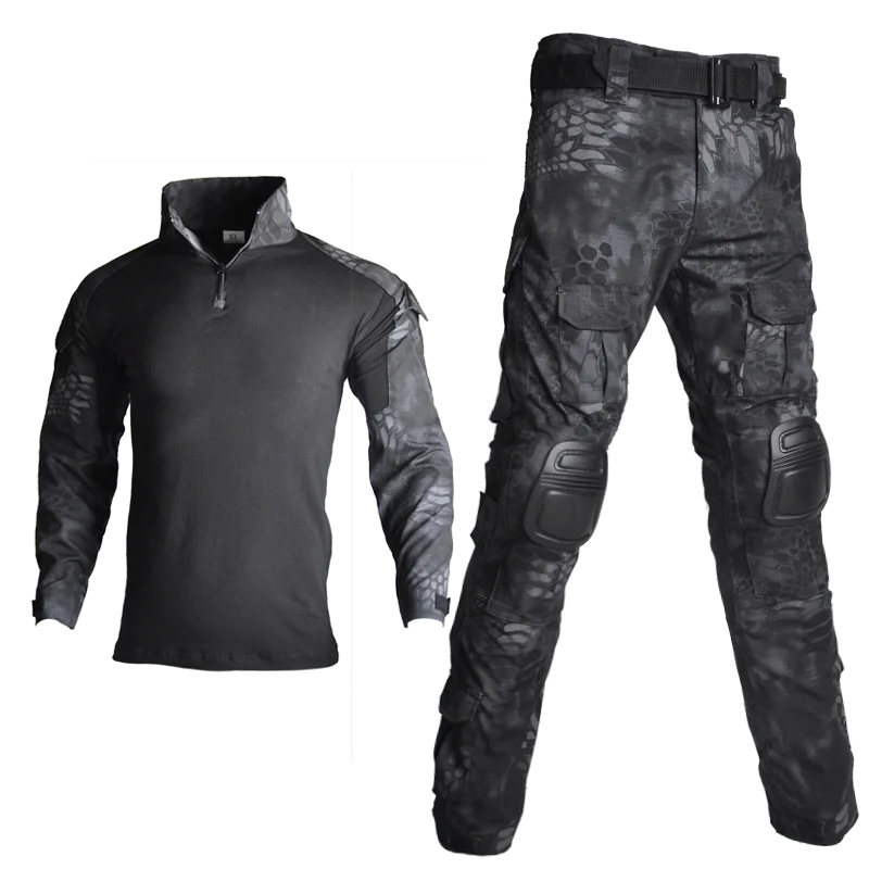 Армейская военная форма Тактический G3 камуфляж боевой единый набор