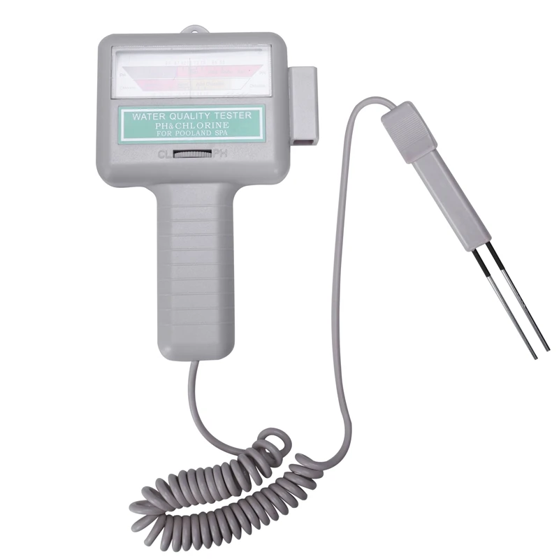 Тестер качества воды PH/CL2 измеритель уровня хлора для бассейна спа|Измерители pH| |