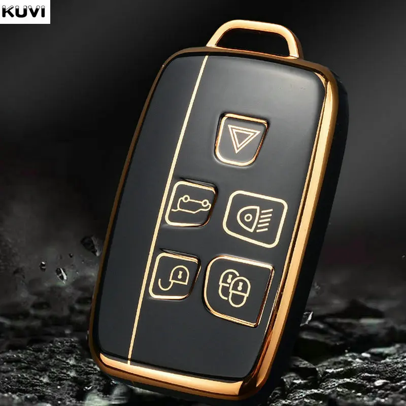NEW TPU Car Remote Key Case Cover Holder Shell For Land Rover Range Sport Evoque Freelander Jaguar XF XJ XE XJL | Автомобили и