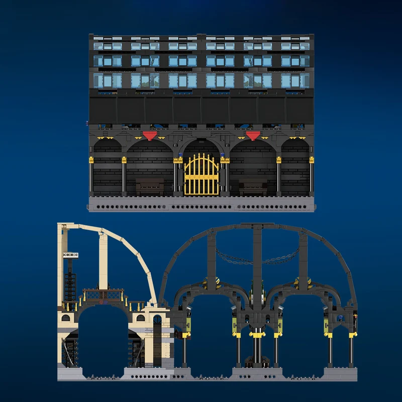 

MOULD KING 12011 Car Toys The Magic Express Train Station Building Blocks Assembly Bricks Toys for Kids Christmas Gifts