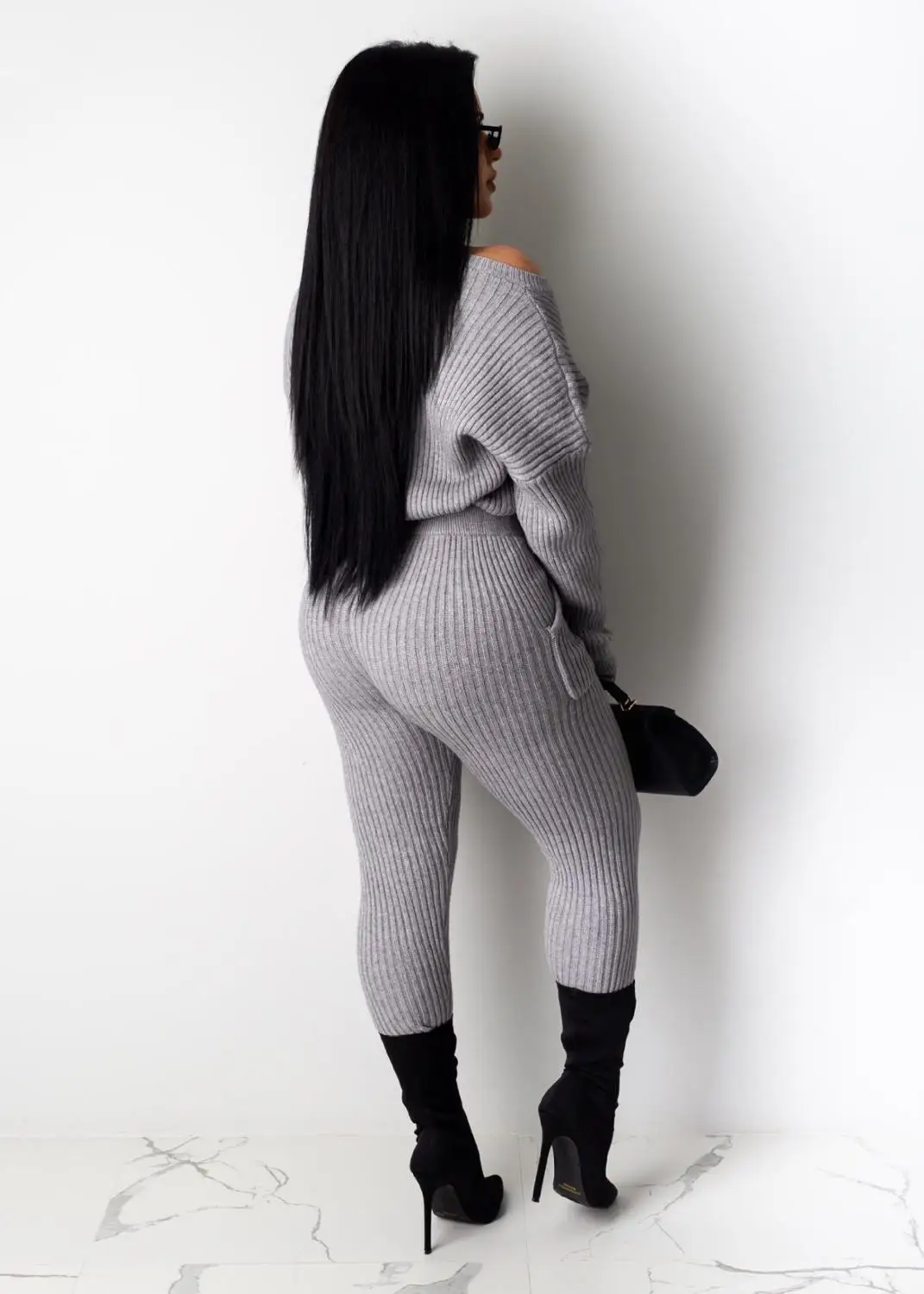 High Elastic Women Big Stretch Outfit White Bodysuit Slip V-Neck Diamonds Night Club Bodysuit