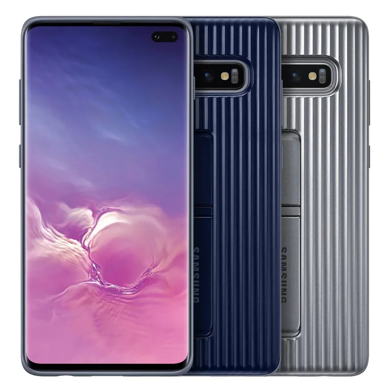Противоударный чехол накладка для Samsung Galaxy S10 s10 + с логотипом|Бамперы| |