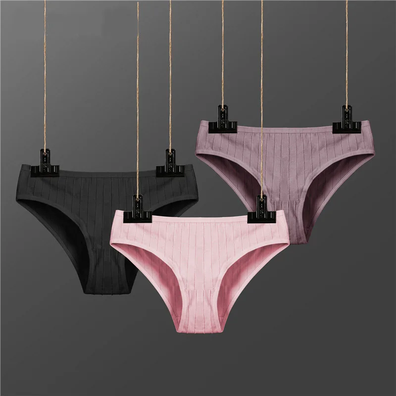 Женское нижнее белье хлопковые Удобные Женские брифы сексуальное женское 8