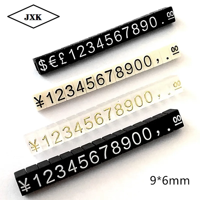 20 pcs Price Numeral Cubes Sale Price Display stand Adjustable Number Digits Tag Sign Watch Jewelries Pop Pricing Display Stand
