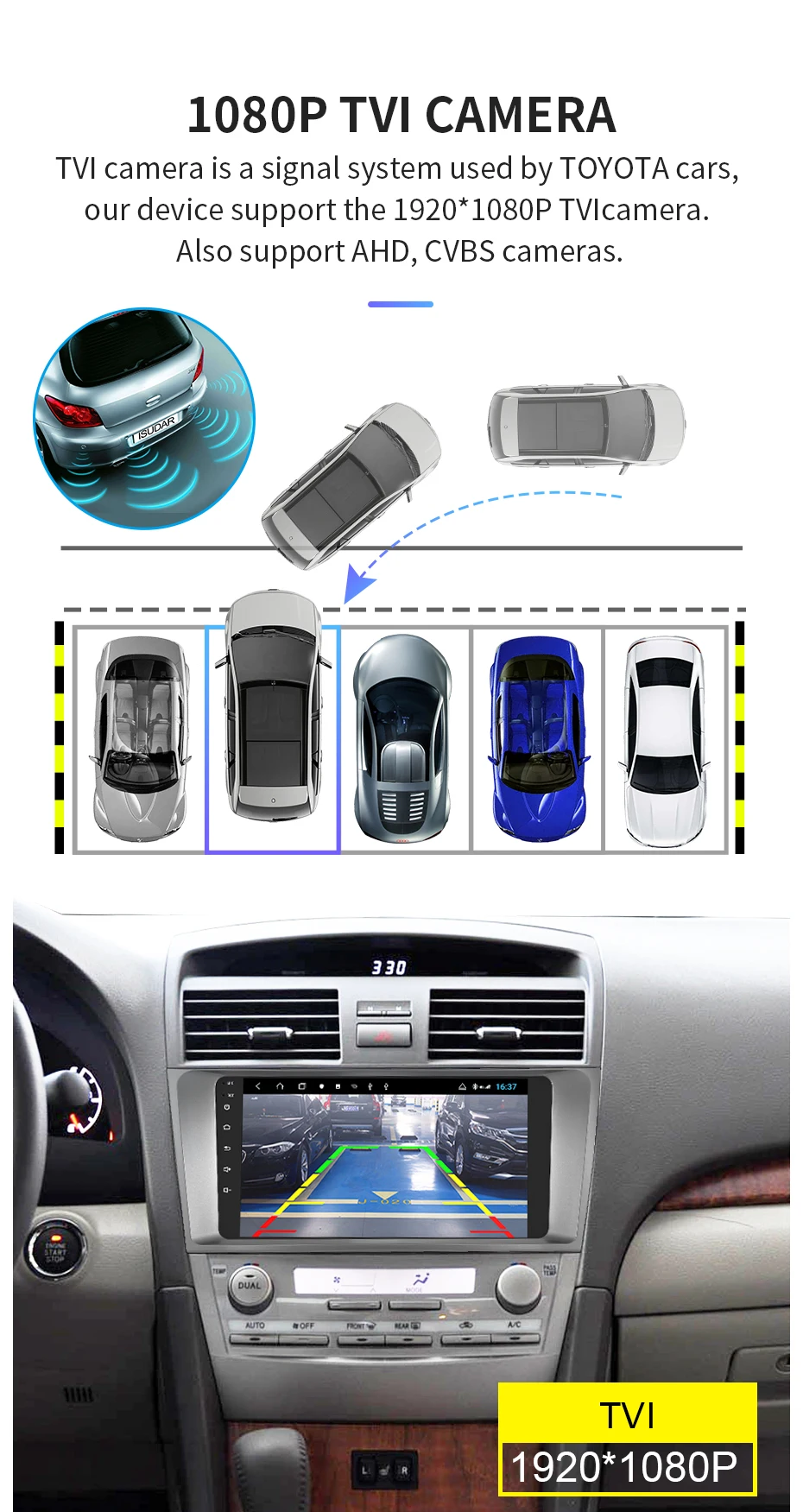 Isudar H53 4G Android 1 Din Авто Радио для Toyota Camry 7 XV 40 2006-2011 Автомобильный мультимедийный gps 8 ядерный ОЗУ 4 Гб Камера DSP ips DVR