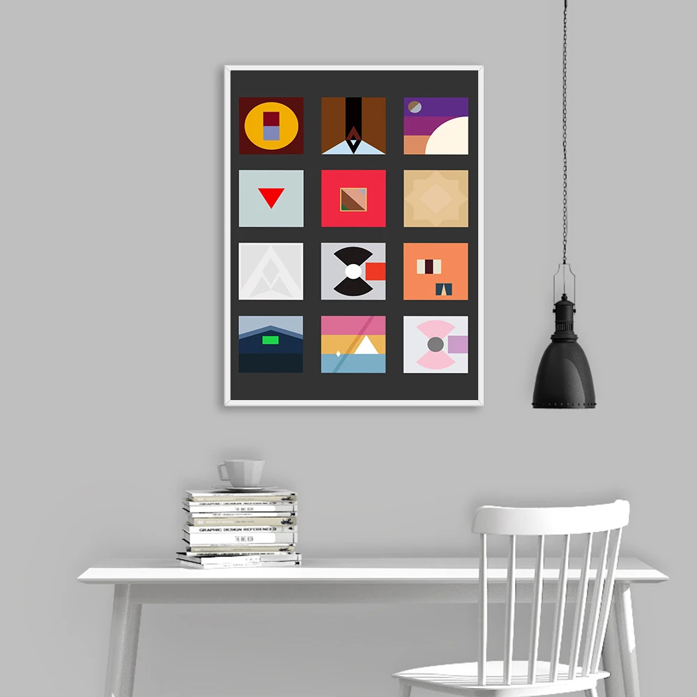 

Kanye West Poster Minimal Music Album Canvas Painting History Cover Art Print Modern Wall Picture For Living Room Home Decor