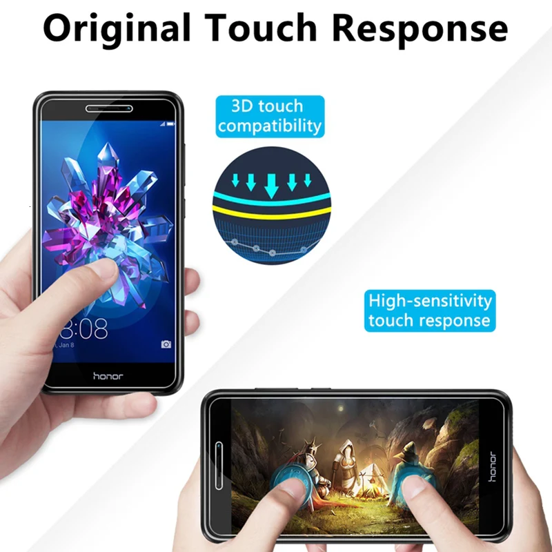 Защитная пленка для экрана стекло Honor 8 Pro 6 7i закаленное 9 Lite Защитное телефона huawei