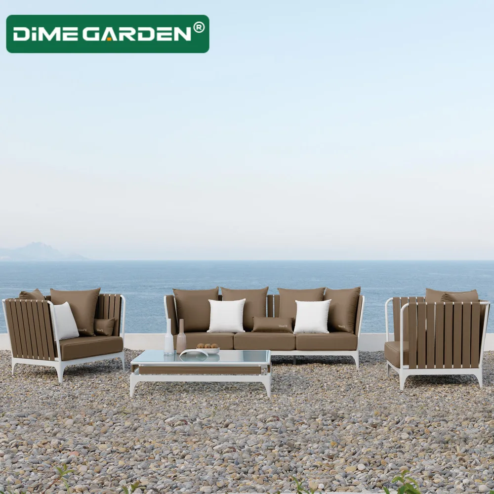 

Скандинавская уличная комбинация для гостиной, диван-лента для улицы, сада, балкона, креативный уличный диван для отдыха, художественная ме...