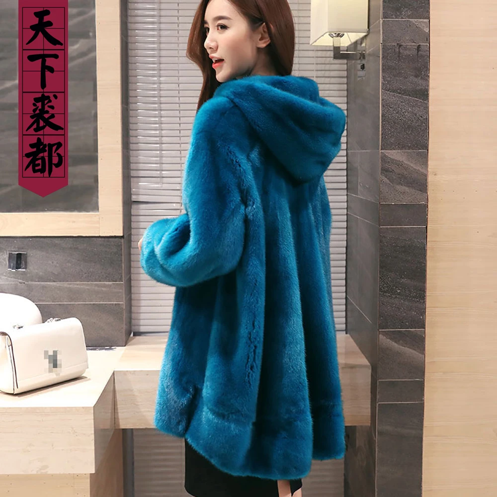 Новинка 2019 брендовые Элегантные женские пальто из цельного натурального меха