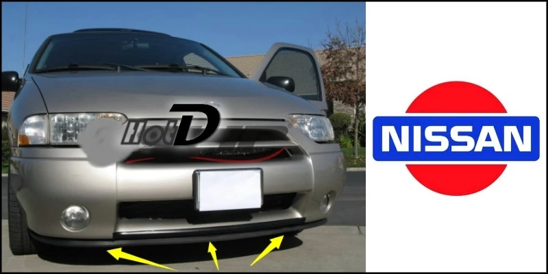 Дефлектор для губ бампера NOVOVISU Nissan Evalia NV200 Vanette Chevrolet City Экспресс передний