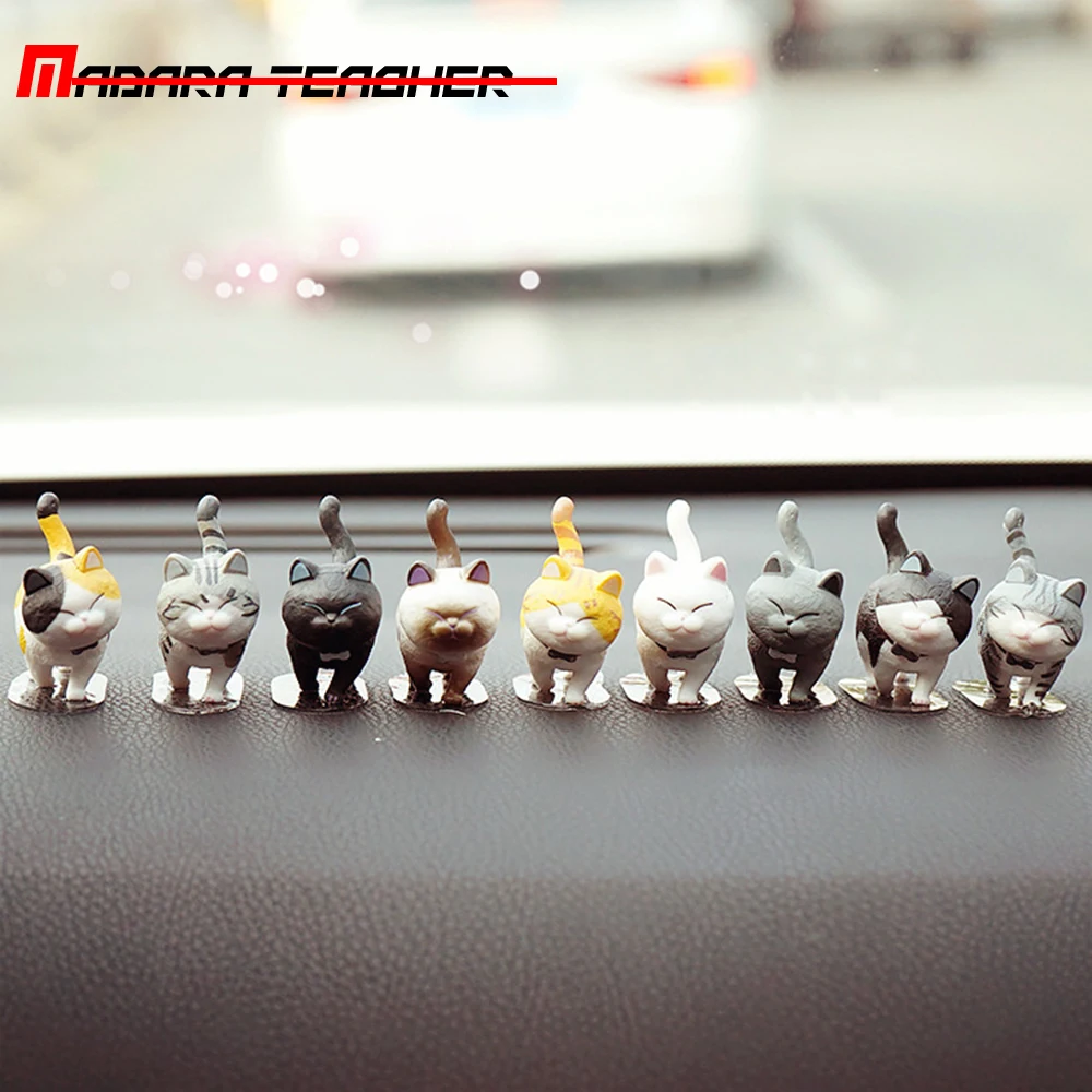 Украшения для автомобиля милая имитация кота украшение приборной панели