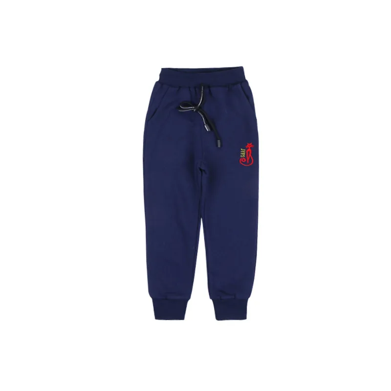 

New Children Sweatpants Boys Spring Autumn Cotton Fleece Pants Solid Color Warm Trousers Kids 3 4 5 6 Year Boutique Clothes
