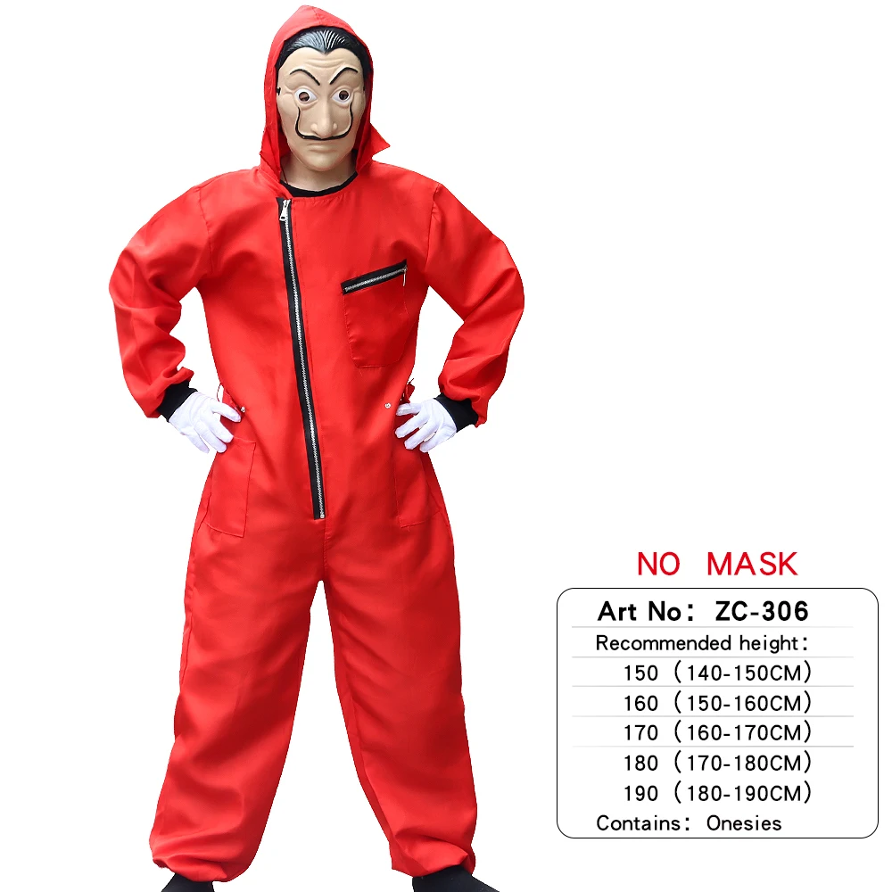 Костюм для косплея из фильма бумажный дом на Хэллоуин | Тематическая одежда и