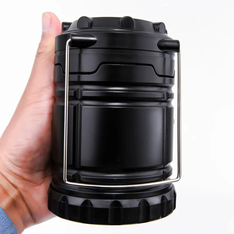 

Portable Battery Powered 3 * AAA Lamp Camping Flashlight Retractable Emergency Lighting Camping Lantern Collapsible Lamp