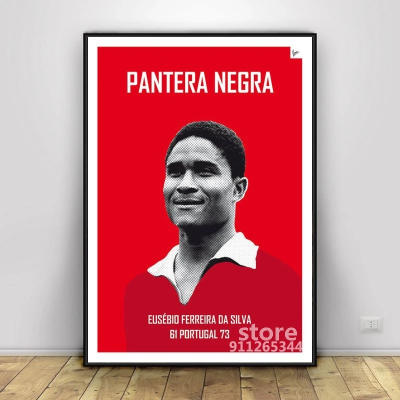 Плакат My Eusebio soccer legend настенные художественные плакаты принты на холсте Картина