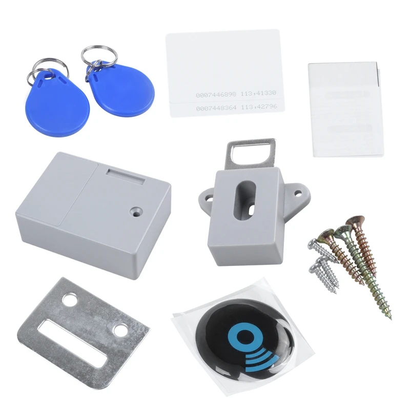 Невидимый скрытый смарт-замок для шкафа с датчиком и свободным открытием RFID