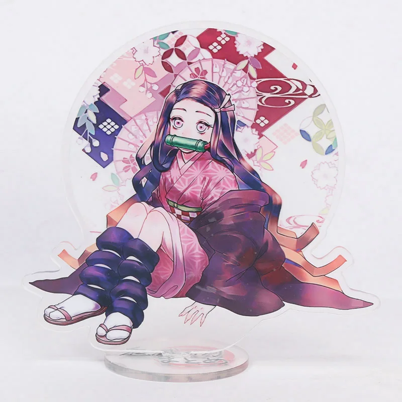 Игрушка убийца демонов: Kimetsu no Yaiba Kamado Tanjirou Nezuko фигурка на акриловой подставке