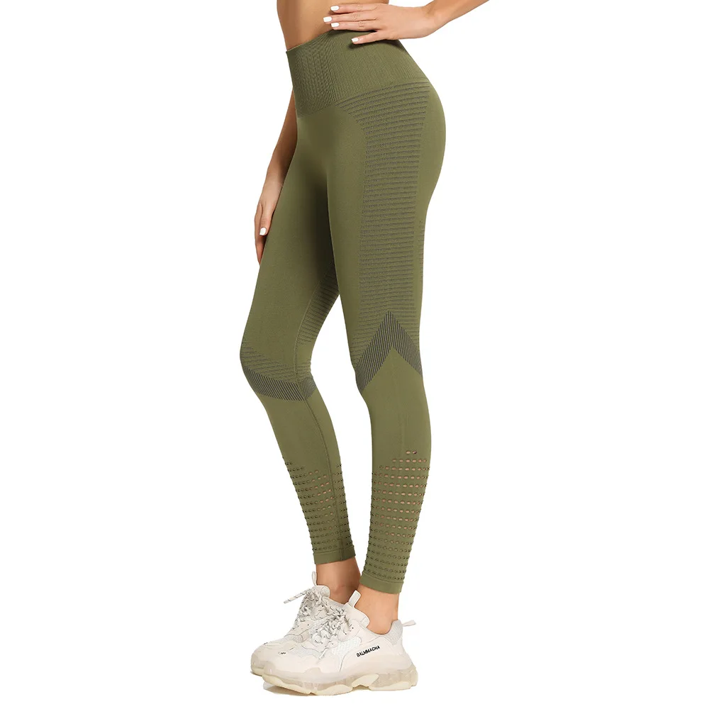 

Selfree Casual Women Leggings Fitness High Waist Push Up Patchwork Hollow Out Spandex Leggings Seamless Femme Leggings New