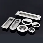 1 шт. Скрытая Встраиваемая ручка для мебели, круглая квадратная кухонная ручка из нержавеющей стали, дверные ручки