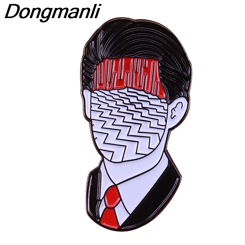 

BG268 Dongmanli TV Show Cartoon Enamel Pins Brooches Bag Lapel Pin Feminism Badge Jewelry Gift for Women