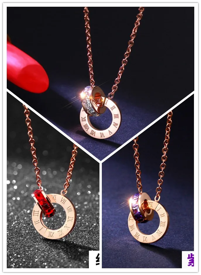 Новинка 2021 классическое розовое золото римские цифры двойной кристалл от Swarovski