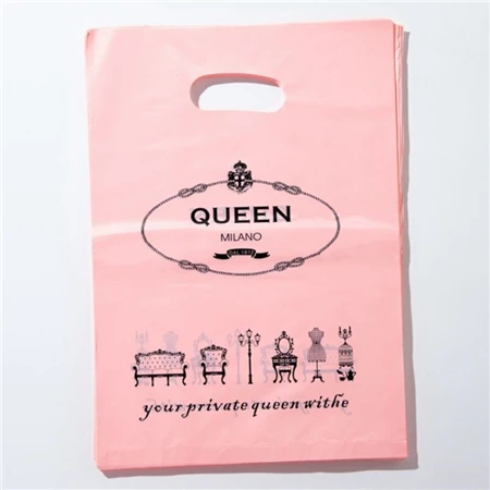 pink queen Герметичность 15*20 см 50 шт. свадебные подарки бутик подарки упаковка для покупок пластиковая ручка сумки ювелирные изделия пластиковая упаковка сумки для хранения - Цвет: pink queen