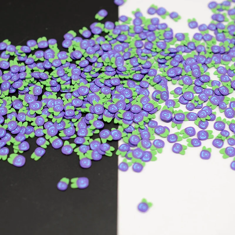 Полимерная глина в виде ананаса голубой ягоды 25 г/лот 5 мм|Пластилины и пасты| |