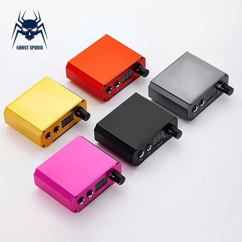 Привидение паук мини источник светодиодный ным экраном для тату машинки