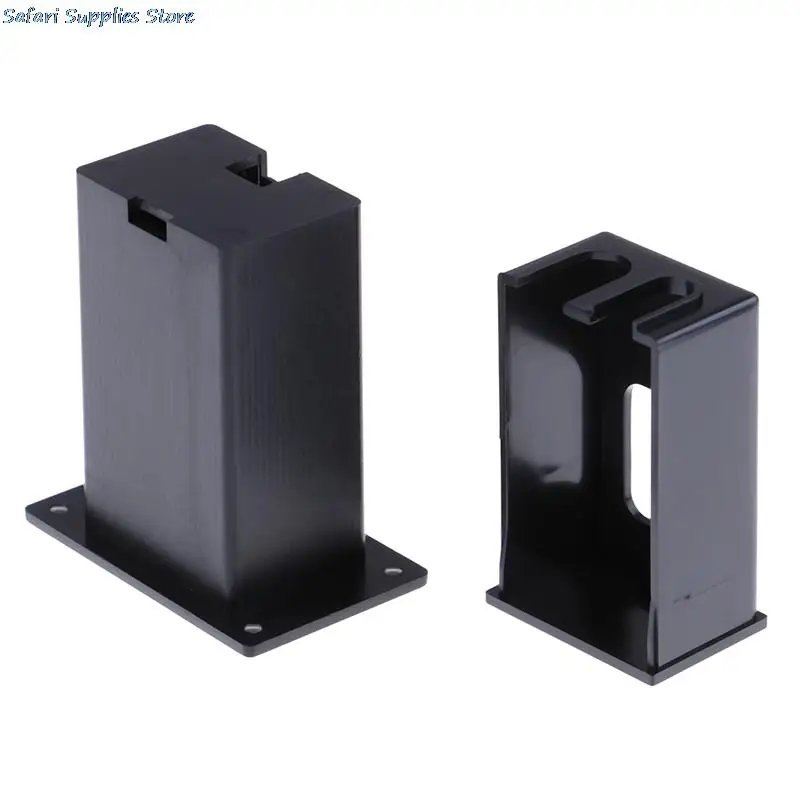

1pc Battery Black Holder Case Box Compartment Cover Guitar Bass Pickup
