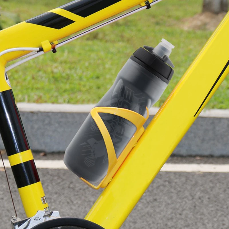 

Велосипедная бутылка для воды, 600 мл, легкая горная бутылка PP5, спортивная чашка с защитой от нагрева и льда, оборудование для велоспорта
