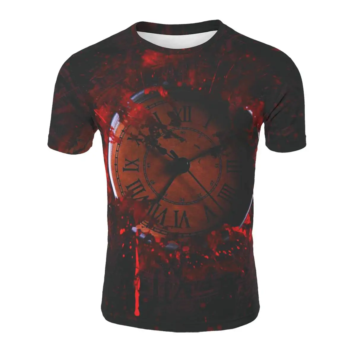 

2021 Four Seasons New Hot Selling Creative 3D Printing Top Short Sleeve Hot Graphics Simple And Colorful geometry T-Shirt