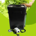 Система гидропоники DWC, 15 л, полный квадратный горшок, ведро для выращивания растений и рассады