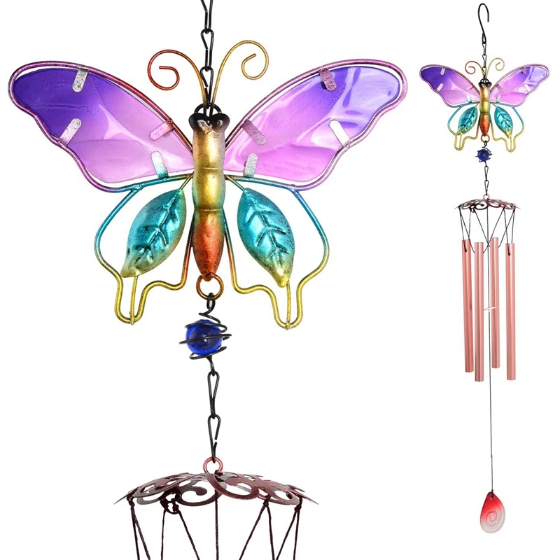 

Wind Chimes Butterfly Wind Chimes Unique Garden Decor Windchimes Outdoor Mom Gift Garden,Yard,Patio Decor