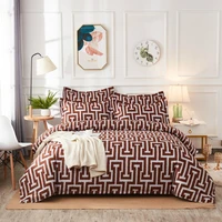 single king queen size bedding sets 220x240 modern geometric nordic duvet cover set pillowcase quilt cover 23pcs no bed sheet