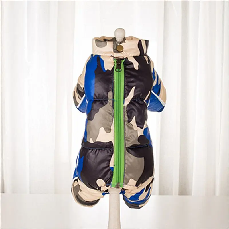 Одежда для собак зимний водонепроницаемый комбинезон маленьких животных