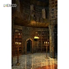 Laeacco старая библиотека книжный самостоятельный подсвечник фотография фоны винтажный гранж портрет фоны виниловый Фотофон Фотостудия