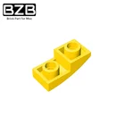 BZB MOC 24201 1x2 деталь обратной дуги высокотехнологичная модель строительного блока детали кирпича Детская DIY развивающая игрушка Лучшие подарки