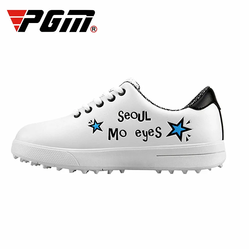 Обувь для гольфа PGM детская спортивная обувь Водонепроницаемая дышащая с принтом