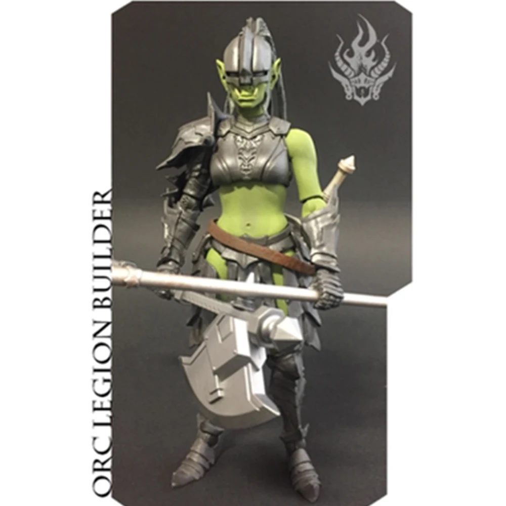 Масштаб 1/12 рыцарь Легион 2 0 гнит волчок женщина орк легион 7 дюймов экшн фигурка