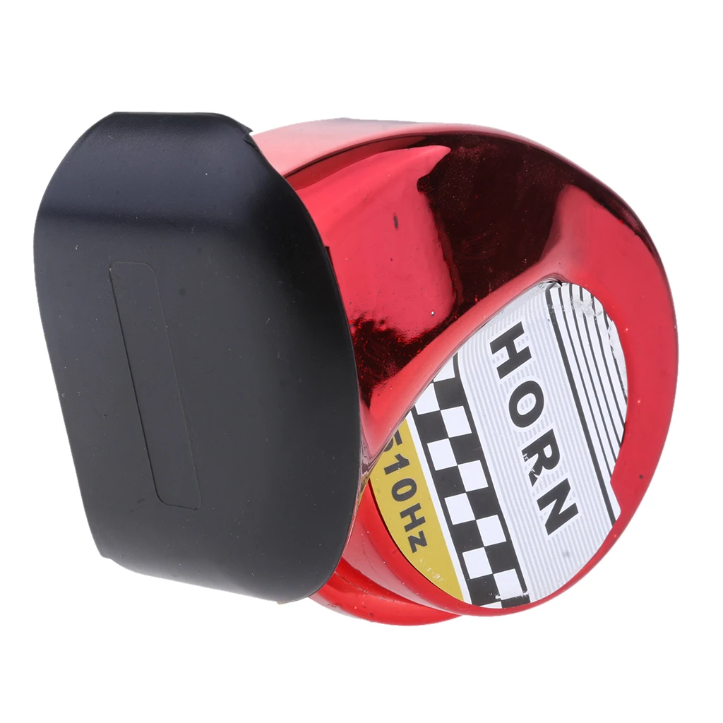 Eletric Car Horn Kit 12В 135дб громкий металлический двойной рожок с - Цена: 191,13 руб.