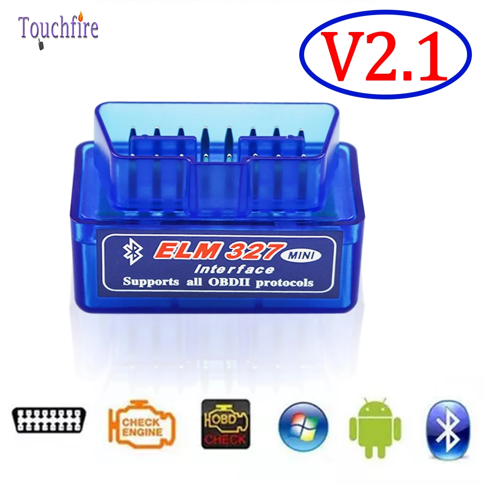 1 шт. Мини ELM327 интерфейс Bluetooth OBD2 автоматический диагностический сканер