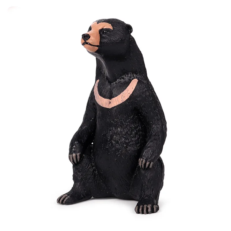 

Черный медведь, фигурка животного, коллекционные игрушки, дикие животные, познавательные Фигурки для детей, пластмассовые игрушечные модели