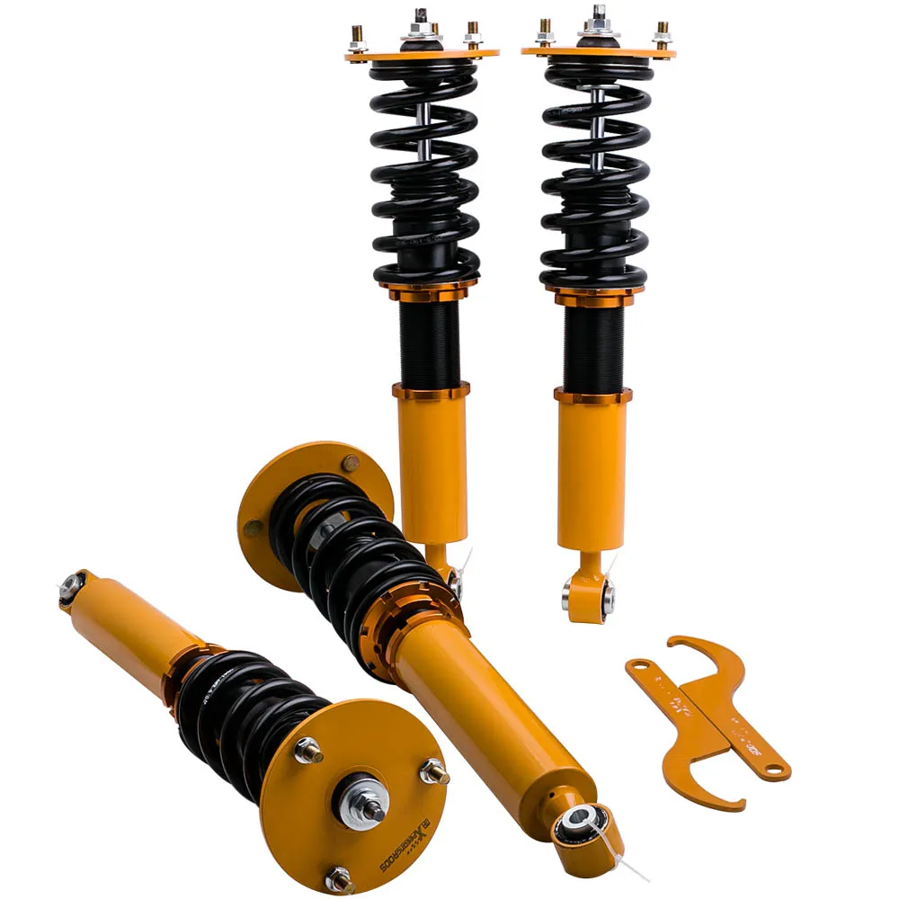 

2x Front + 2x Rear Coilover Strut Shock Absorbers Suspension Coil Spring Kits for Lexus LS400 XF10 for Toyota for Celsior 90-94
