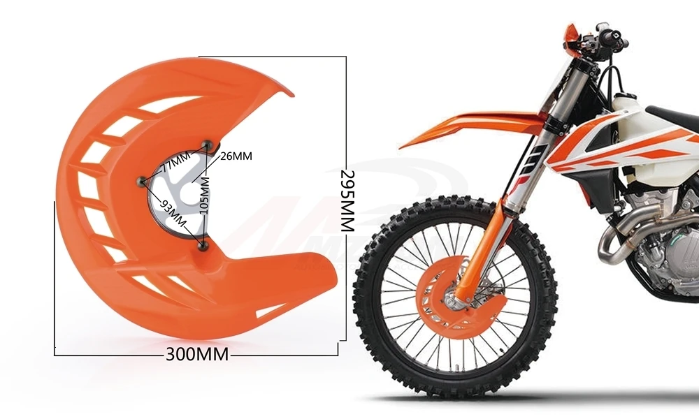 Диск переднего тормоза мотоцикла Ротор гвардии крепящийся кожух для KTM 125 150 200 250 300 400 450 525 530 SX SXF XC XCF EXCF 2003