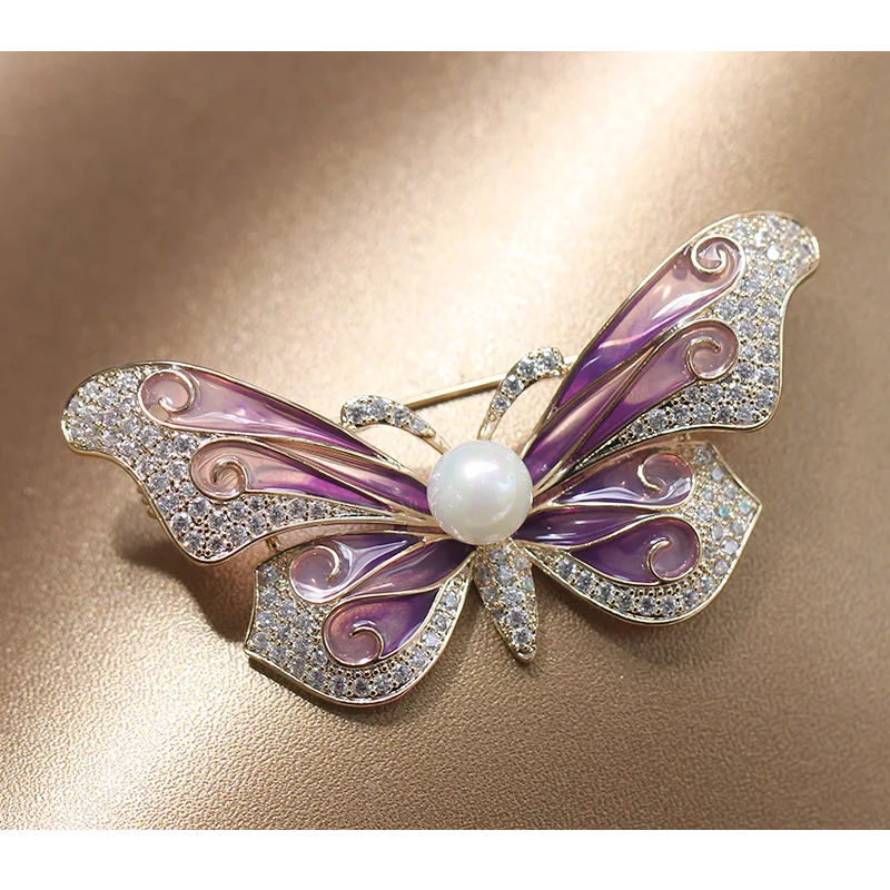 

Elegant Butterfly Vintage Brooch For Women's multicolor Pin Jewelry Office Clothes Scarf Buckle Garment Accessories Brooch Gift