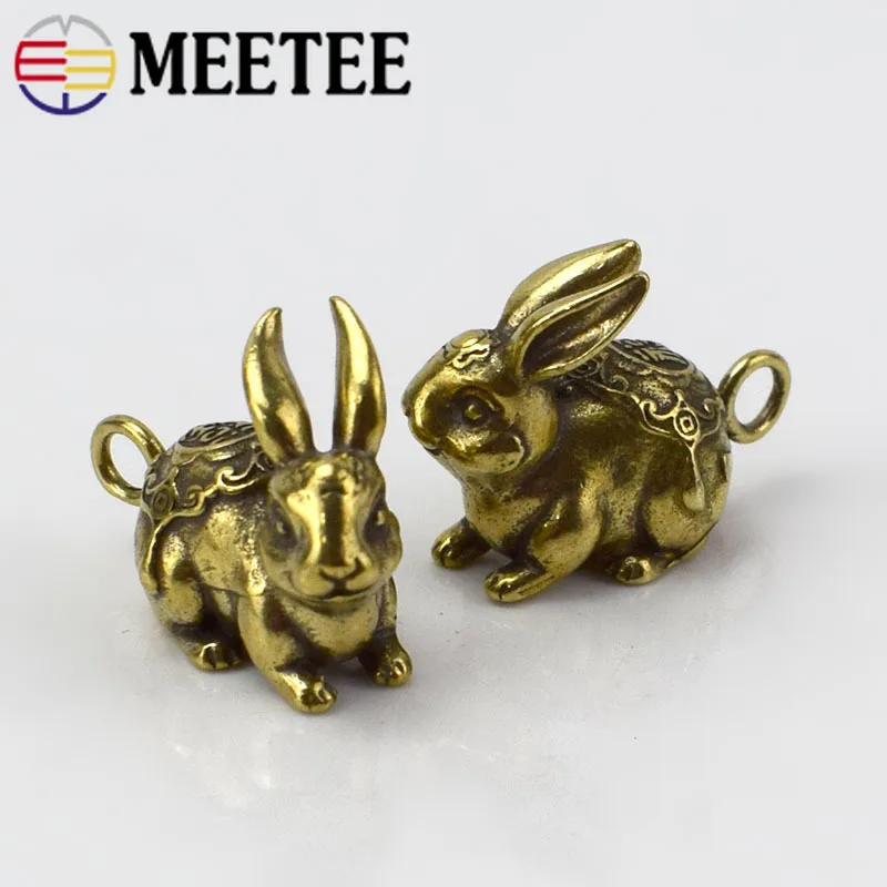 Meetee 1 шт./2 шт. 26x21мм Чистая латунь Висячие пряжки брелок кулон DIY ручное